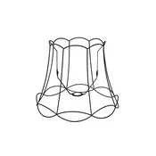 Kovinski odtenek črne barve 45/36 - Granny Frame