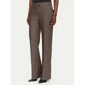 BOSS Hlače iz tkanine Talia5 50564488 Rjava Regular Fit