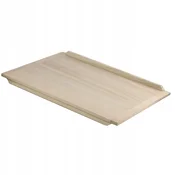 KADAX Velika lesena deska za pecivo 70x50cm XXL enostranska masivna kuhinja