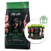 Fitmin FOR LIFE Mini Lamb & Rice 12 kg + 3x Fitmin For Life Rings BREZPLAČNO