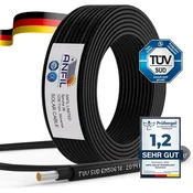 Solarni kabel 6 mm2 (10 AWG) Črn.
