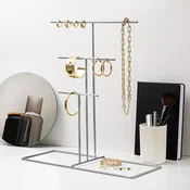 Aberto Design Stalak za nakit TK-006, 40x41x15, Srebrne boje