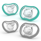 Nanobébé® Active Flexy cucla, 4+mj, 4 kom, Mint - Siva