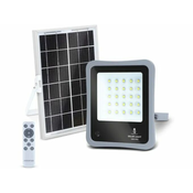 aigostar solarni led reflektor z ločenim monokristalnim solarnim panelom 50w 6500k 500lm