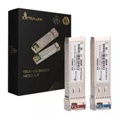 Extralink SFP+ 10G, WDM BIDI, 10Gbps 1270/1330nm, single mode, 2km, pair ( 6376 )