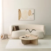 Hanah Home Klub sto Podium 99x35cm, Bež