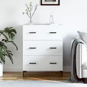 Vidaxl vidaXL Omarica, bela, 69,5 x 34 x 90 cm, material na osnovi lesa