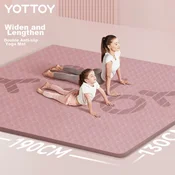 Yottoy Podloga za trening, 190x130cm, Roze