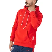 Nike Dri-FIT Standard Issue moška jopa z kapuco, rdeča
