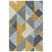 Sivo-žuti tepih Flair Rugs Icon, 160 x 230 cm
