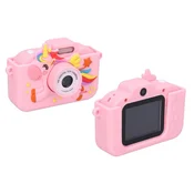 Otroški digitalni fotoaparat s silikonskim ohišjem za enorožca - 48Mpx fotografija, Full HD video