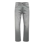 Only & Sons Kavbojke ONSEdge siv denim