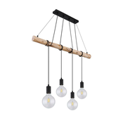 Globo 15439-4 - Luster na sajli AUSTON 4xE27/60W/230V