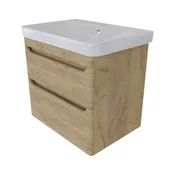 KOPALNIŠKA OMARICA Z UMIVALNIKOM LINEA ELEGANT GOLD OAK 60cm | Topdom