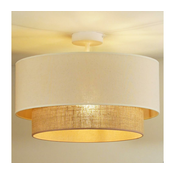 Duolla - Plafonski luster BOHO za površinsku montažu 1xE27/15W/230V precnik 45 cm krem/braon