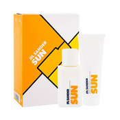 Jil Sander Sun darilni set toaletna voda 75 ml + gel za prhanje 75 ml za ženske