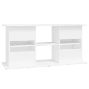 vidaXL Stojalo za akvarij belo 121x41x58 cm inženirski les