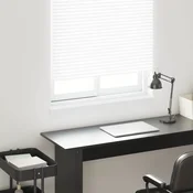 vidaXL Okenski nadstrešek Bela 80 x 15 x 4,5 cm PVC