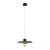 Visilica na kabelu EMELI 1xE27/15W/230V crna
