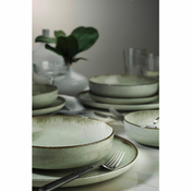 12-delni jedilni set iz zelenega porcelana