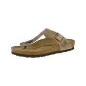 BIRKENSTOCK  Gizeh, Oiled Leather  Kostanjeva