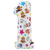 BP Balon iz folije za rojstni dan številka 1 bele barve - Paw Patrol 72 cm