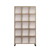 Hanah Home Crotone Polica za knjige 90x165.5x25cm, Bela