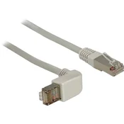 Delock RJ45 omrežni priključni kabel CAT 6 S/FTP [1x RJ45-vtič - 1x RJ45-vtič] 0.50 m siv Delock