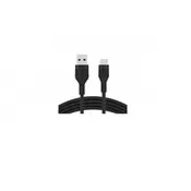 Belkin belkin usb kabel usb-a - usb-c silikonski 1m, črn