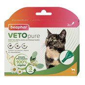 BEAPHAR Vetopure Cat Bio Spot On 3×1 Ampula Preparat protiv insekata za macke