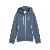 Manchester City PUMATECH Full-Zip Hoodie Youth, Shop, Evening Sky/Luminous Blue, 13-14Y