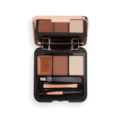 Makeup Revolution London Brow Sculpt Kit paletica za obrve 2,2 g nijansa Medium Brown za žene