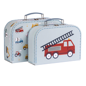 A Little Lovely Company - Set dveh kovčkov, Vehicles