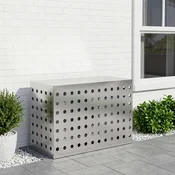 vidaXL Prekrivalo za klimatsko napravo Srebrna 90 x 40 x 60 cm
