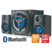 MICROLAB Microlab T11 Aktivni drveni zvucnici 2.1 42WRMS(26W, 2x8W) SD, USB, Bluetooth, 3.5m RGB light