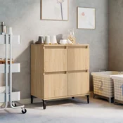 Vidaxl vidaXL Predalnik, hrast sonoma, 60x35x70 cm, material na osnovi lesa