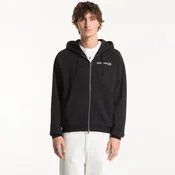 Mikina Dime Grid Zip Hoodie Black XL