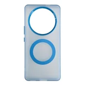 Silikonska futrola Magsafe FLURO COLOR za Honor Magic 8 Lite/ plava