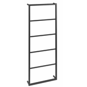 Stenski obešalnik za brisače SKA, 450 mm, mat črn - 3