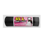 Vrečke za smeti s trakom, 45 l, 12 kosov