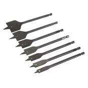 Silverline ploščati sveder set 10 - 40 mm