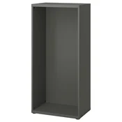 BESTA Okvir, tamnosiva, 60x40x128 cm
