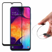 MG Full Cover Flexi Nano Hybrid zaščitno steklo za Samsung Galaxy A50/A50s/A30s, črna