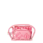 Juicy Couture Kozmeticka torbica roza / svijetloroza / prozirna