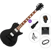 PSD Guitars LSP-100M SET Matte Black Električna kitara