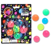 Loptice skocice fluorescentne 6 kom ( 1042347 )