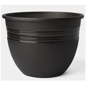 TRPEŽEN plastični cvetlični lonček 34 cm GRAFIT