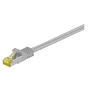 Goobay S/FTP patch kabel (PiMF) kat. 6A LSZH siv 10 m 91639