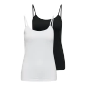 JDY Top JDYAVA  crna / bijela