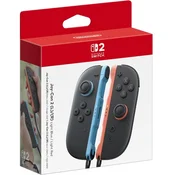 Nintendo Switch 2 dva Joy-Con kontrolerja modro-rdeče barve - embalaža izdelka je poškodovana